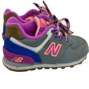 New Balance KL574 Expedition Pre Running Shoe Youth Sz 5 *see‎ pics - some wear